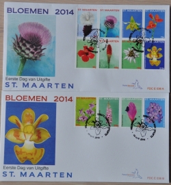 NVPH E036 AB BLOEMEN