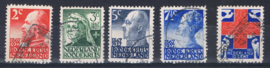 NEDERLAND 1927 NVPH 203-07 GESTEMPELD ++ L 552-1