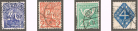 NEDERLAND 1923 NVPH 110-13 GESTEMPELD ++ C 409