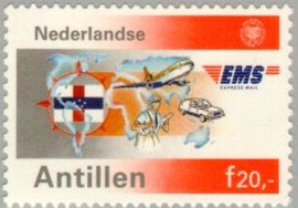 ANTILLEN 1991 NVPH SERIE 967 EMS