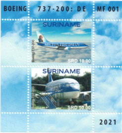 REP. SURINAME 2021 BOEING 737-200 MF 001