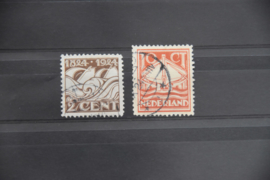 NEDERLAND 1924 NVPH 139-40 GESTEMPELD ++ A 461
