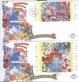 NEDERLAND NVPH FDC E550 BLOEMEN FLOWERS