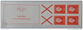 POSTZEGELBOEKJE PZB PB 9e TELBLOK MNH POSTFRIS