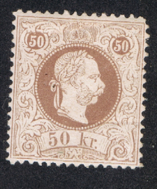 OOSTENRIJK 1867 ANK 41 II FEINE DRUCK ++ S 233