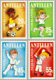 ANTILLEN 1986 NVPH SERIE 850 KIND CHILD SPORT