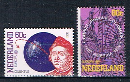 NEDERLAND 1992 NVPH 1527-28 ++ EUROPA CEPT COLUMBUS