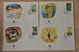 258 + FDC WWF WNF WERELD NATUUR FONDS ++ LIECHTENSTEIN