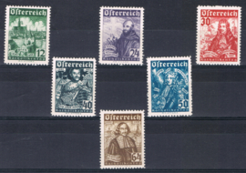 OOSTENRIJK 1933 ANK 557-562 KATHOLIKENTAG  ++ S 231