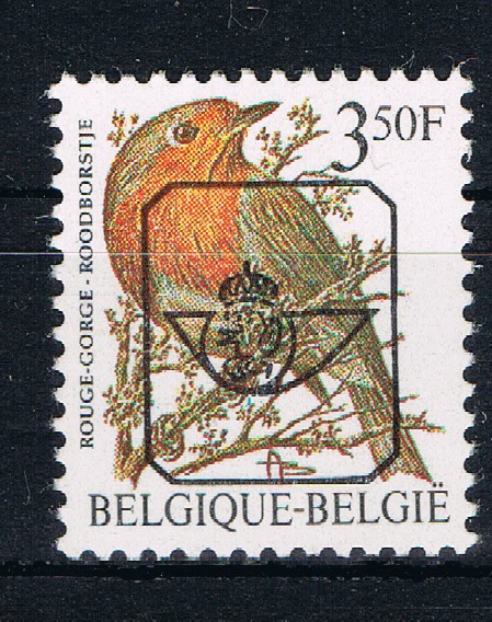 VOGELS Type " Buzin " Voorafgestempeld. Gom P7a Grijze (OBP) ++ D(B) 215