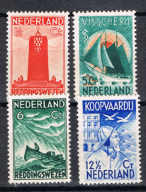 NEDERLAND 1933 NVPH 257-260 ONGEBRUIKT ++ C 401