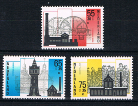 NEDERLAND 1987 NVPH 1372-74 ++ ZOMERZEGELS INDUSTRIEEL ERFGOED