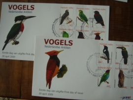 ANTILLEN 2009 FDC E424 AB VOGELS