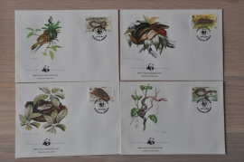 284 + FDC WWF WNF WERELD NATUUR FONDS ++ JAMAICA SLANG SNAKE