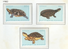 REP. SURINAME 1982 ZBL SERIE 288 SCHILDPAD TURTTLE