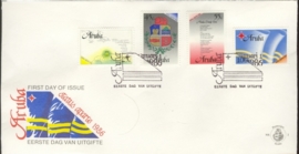 ARUBA 1986 FDC E 002 STATUS APARTE