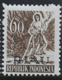 RIAU 1954 ZBL 12  POSTFRIS