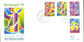 REP. SURINAME ZBL FDC E160 KERSTMIS