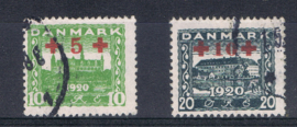 1921 Michel 116-117 gestempeld ++ C 361