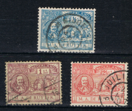 NEDERLAND 1907 NVPH 87-89 GESTEMPELD ++ C 405