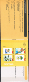 INDONESIË 2010 ZBL 2901-2904 VOETBAL BOOKLET