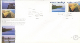 NEDERLAND NVPH FDC E386 WATER