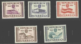 OOSTENRIJK 1955 ANK 1021-25