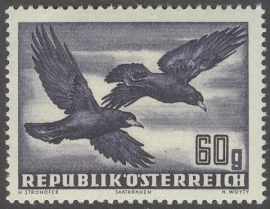 OOSTENRIJK 1950 ANK 967 VOGELS BIRDS