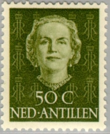 ANTILLEN 1950 NVPH SERIE 229 EN FACE JULIANA