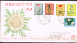 NEDERLAND 1960 FDC E43 OPEN KLEP