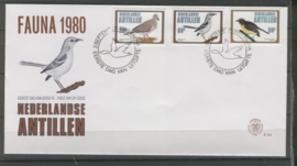 ANTILLEN 1980 FDC E134 FAUNA VOGELS