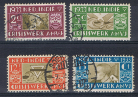 NED. INDIË 1933 NVPH 1182-185 ++ D 259