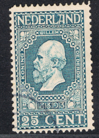 NEDERLAND 1913 NVPH 96 GESTEMPELD ++ S 001