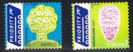 NEDERLAND 2011 NVPH 2866/2867 GROEN