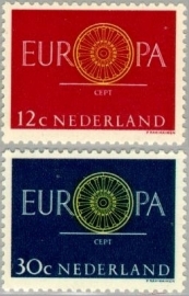 NEDERLAND 1960 NVPH SERIE 745 EUROPA CEPT