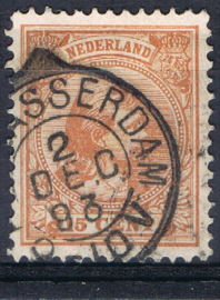 NEDERLAND 1891 NVPH 39 GESTEMPELD ALBLASSERDAM ++ D 239