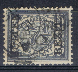 NED. INDIË 1908 NVPH 87 BUITEN BEZIT ++ D 247