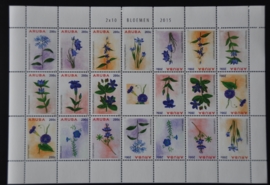 ARUBA 2015 NVPH 793-802 VEL BLOEMEN