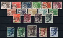 1925/1930 ANK 268-487 USED GESTEMPELD LUCHTPOST ++ M1 028