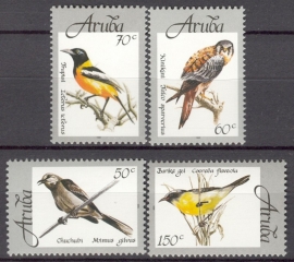 ARUBA 1998 NVPH SERIE 213 VOGELS BIRDS OISEAUX