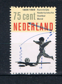 NEDERLAND 1989 NVPH 1433 ++ KNVB VOETBAL SPORT