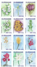 REP. SURINAME 2021 BLOEMEN FLOWERS