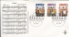 ARUBA 1989 FDC E 024 NIEUWJAARSZEGELS