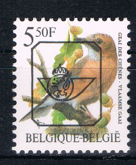 VOGELS Type " Buzin " Voorafgestempeld. Gom P6a (OBP)
