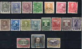 1908/13 ANK 139-156 USED GESTEMPELD ++ M1 028
