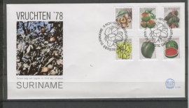 REP. SURINAME ZBL FDC E026 VRUCHTEN FRUITS