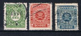 1926 Michel 153-155 gestempeld ++ F 312