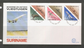 REP. SURINAME ZBL FDC E117 AB LUCHTVAART