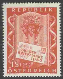 OOSTENRIJK 1956 ANK 1038 TAG DER BRIEFMARKEN