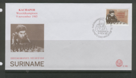 REP. SURINAME ZBL FDC E100 SCHAKEN SPORT